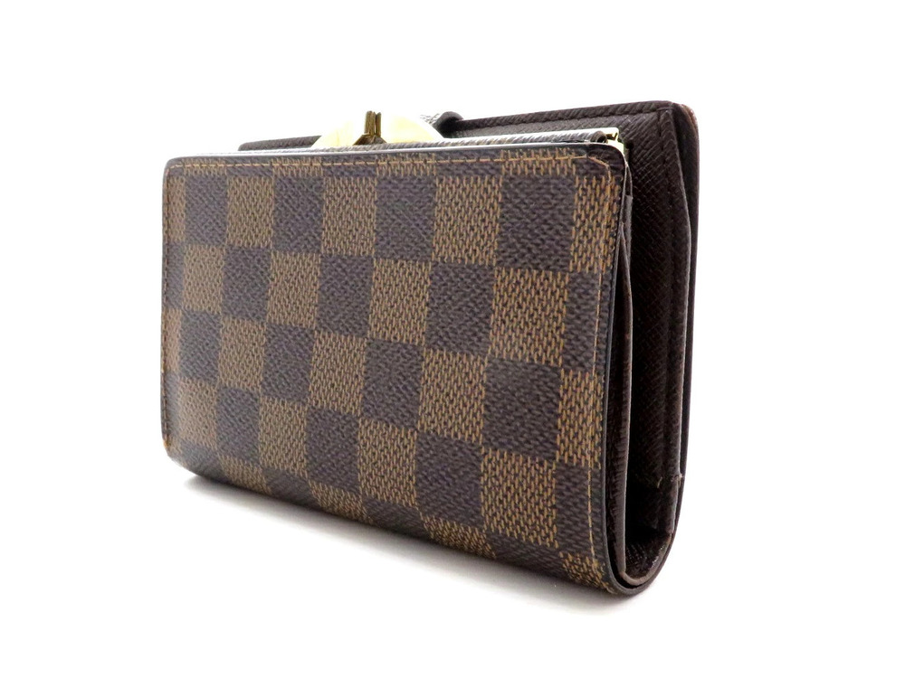 Louis Vuitton Portemonnaie coin Viennois fold Bi Damier Brown